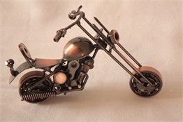 Chooper Model Özel İşçilikli Detaylı Metal Motosiklet