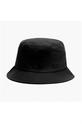 Siyah Kova Şapka Balıkçı Şapka Bucket Hat
